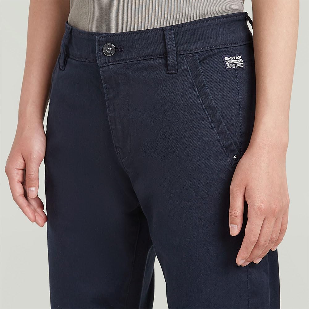 G-STAR Damen Kate Boyfriend Chino 23W / 30L Blau (Salute D25257-c105-c742), 23W / 30L Blau (Salute D
