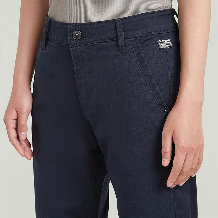 G-STAR Damen Kate Boyfriend Chino 23W / 30L Blau (Salute D25257-c105-c742), 23W / 30L Blau (Salute D