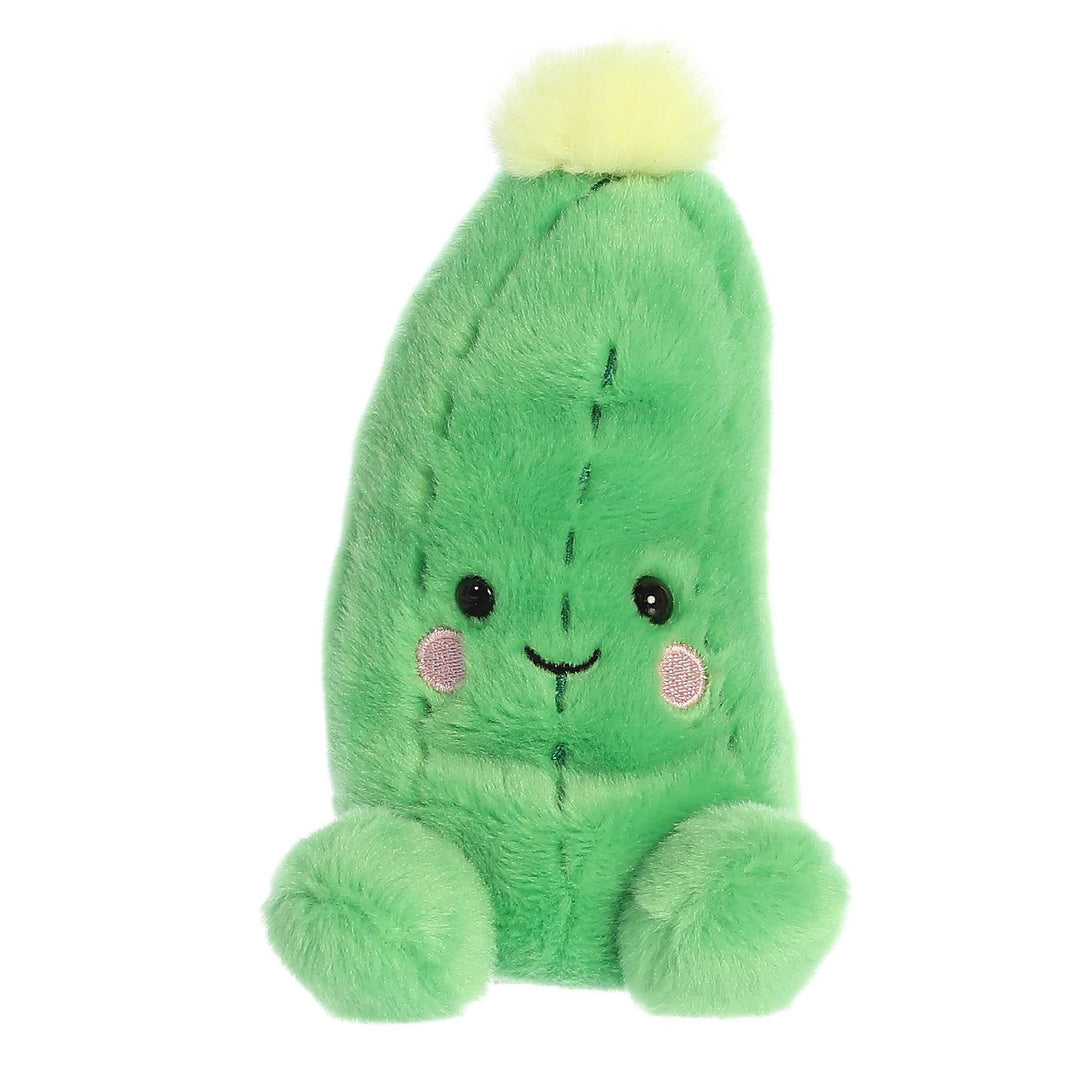 Aurora Adorable Palm Pals Dillian Cucumber Stuffed Animal - Pocket-Sized Fun - On-The-Go Play - Gree