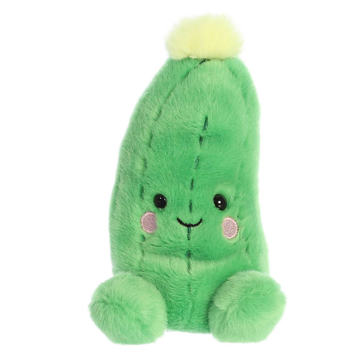 Aurora Adorable Palm Pals Dillian Cucumber Stuffed Animal - Pocket-Sized Fun - On-The-Go Play - Gree
