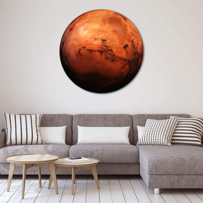 Startonight Bild auf Acrylglas - Die Mars Planet - Abstrakte Modernes Acrylglasbild - Deko Glas 60 c