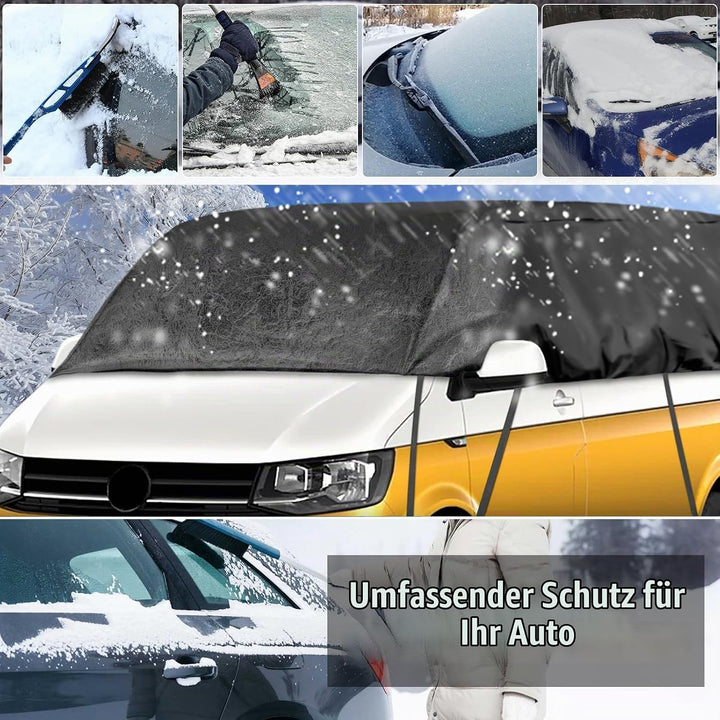 Autoabdeckung Wasserdicht Ersatz für VW T5 T6 SWB, Sonnenfest Hälfte Autoabdeckung, Halbgarage UV Be