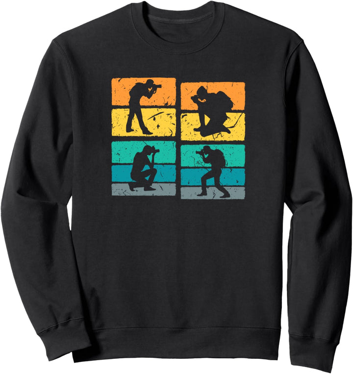Vintage Fotografie Kamera Retro Fotografen Sweatshirt