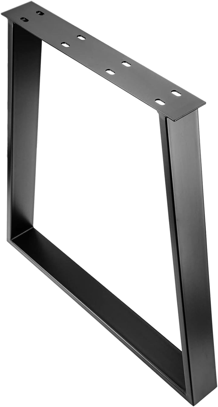 PrimeMatik - Tischbeine rechteckig aus Stahl 700 x 85 x 730 mm 2-Pack