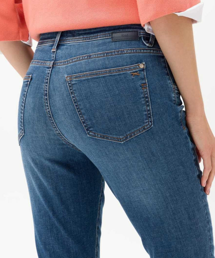 BRAX Damen Style Shakira S Free to Move Light Organic Cotton Jeans 26W / 30L Used Regular Blue, 26W