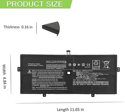 XITAIAN 7.7V 78Wh L15C4P22 L15M4P23 Ersatz Laptop Akku für Lenovo YOGA910 YOGA5 PRO