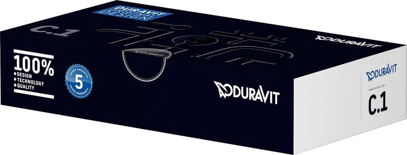 Duravit B.1 Waschtischarmatur, Grösse S (Auslauf Höhe 96 mm), Wasserhahn Bad, Waschbecken Armatur mi