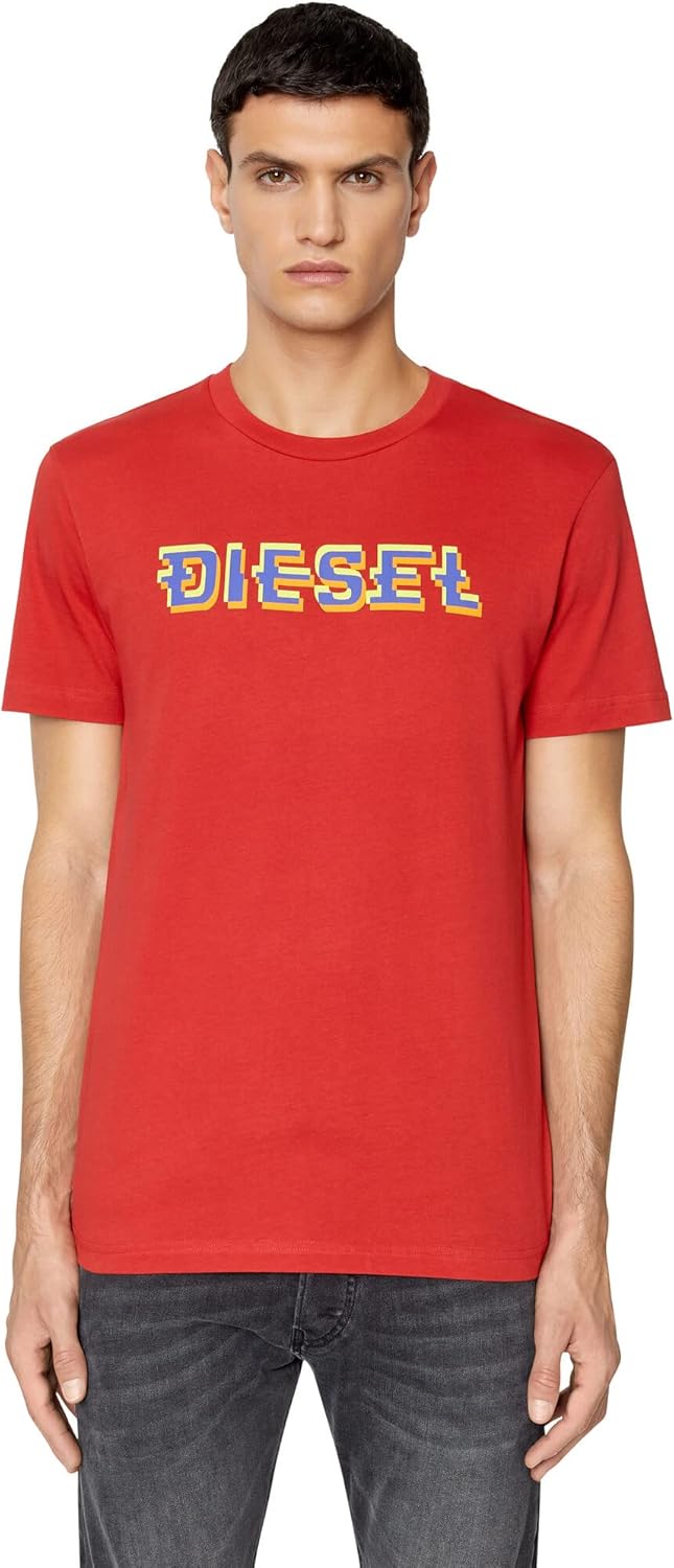 Diesel Herren T-Shirt XS 44q-0grai, XS 44q-0grai
