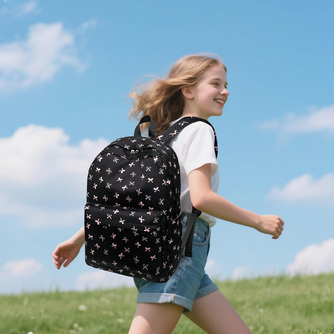 Schulrucksack Mädchen Teenager Damen Schultasche Rucksack Set Schulranzen für Mädchen Schule 3-teili