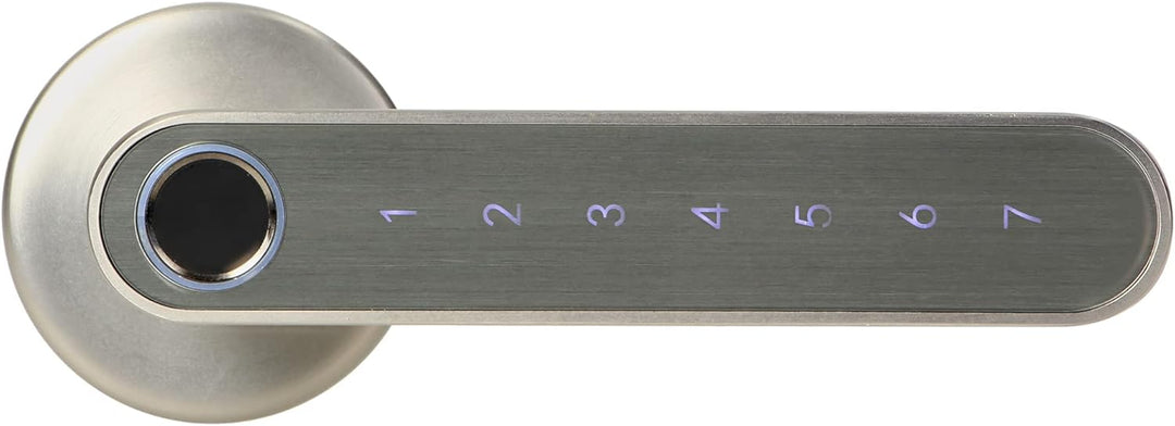 Miratic Elektronisches Türschloss mit Touch-Tastatur und Smart-Funktion - Fingerabdruckleser, Blueto