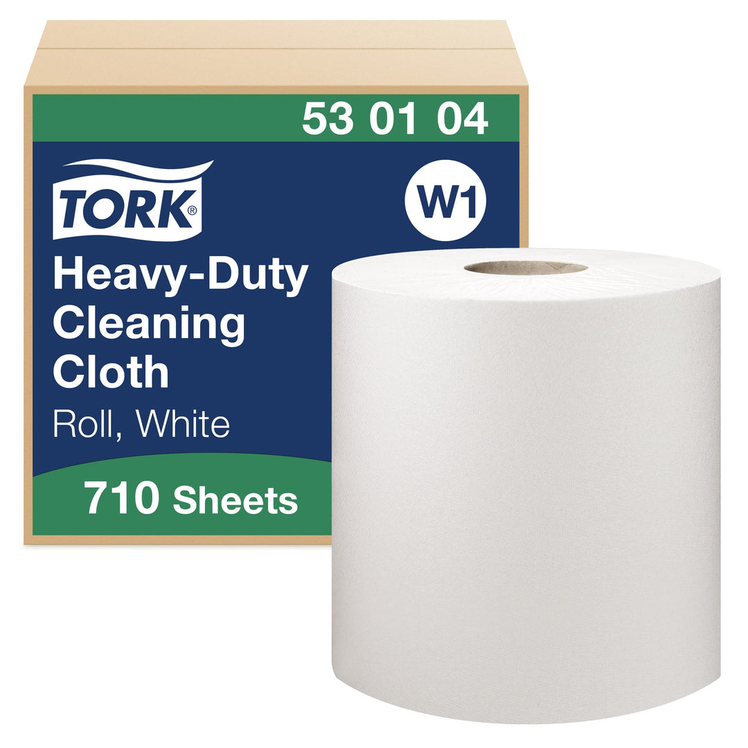 Tork 530104 Extra Starke Reinigungstücher für W1 Bodenständer- und Wandhalter-System / 1-lagige Putz