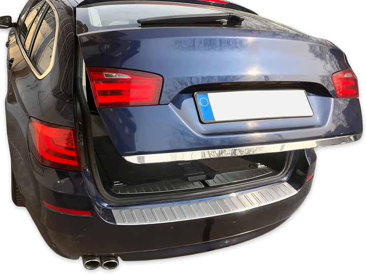 Recambo MATT Ladekantenschutz passend für BMW 5er F11 Touring | 2010-2017 | Abkantung, CT-LKS-0932,