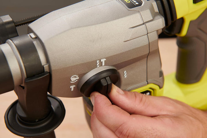 RYOBI 18 V ONE+ Brushless Akku-SDS-Bohrhammer RSDS18BL-0, max. Schlagenergie 2,5 J, SDS-Plus, G5 Gri