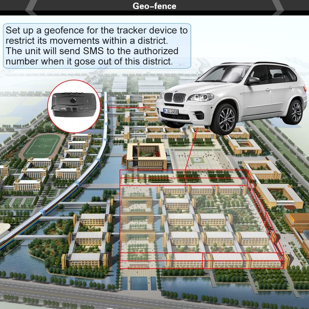 Winnes 4G GPS Tracker Auto, App-Echtzeit-Tracking, IP67 wasserdicht, robuster GPS-Tracker mit kosten