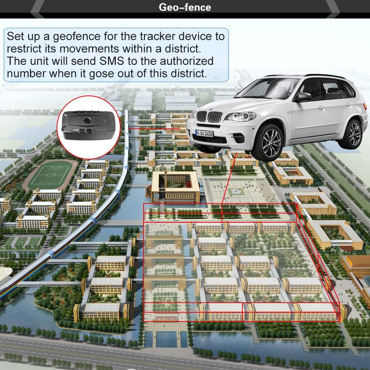 Winnes 4G GPS Tracker Auto, App-Echtzeit-Tracking, IP67 wasserdicht, robuster GPS-Tracker mit kosten