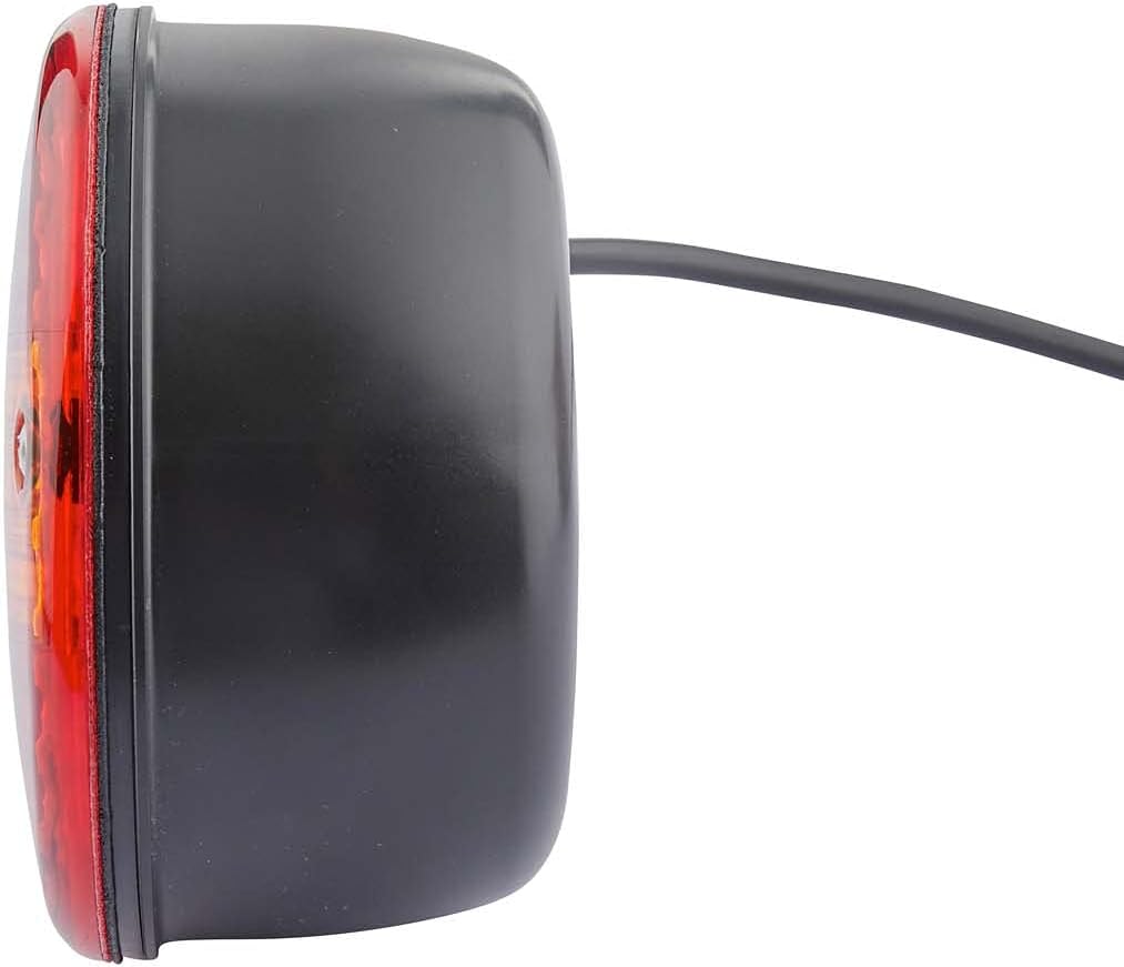 HELLA - Heckleuchte - LED - 24V - Anbau/geschraubt - Lichtscheibenfarbe: rot/gelb - Kabel: 500mm - S