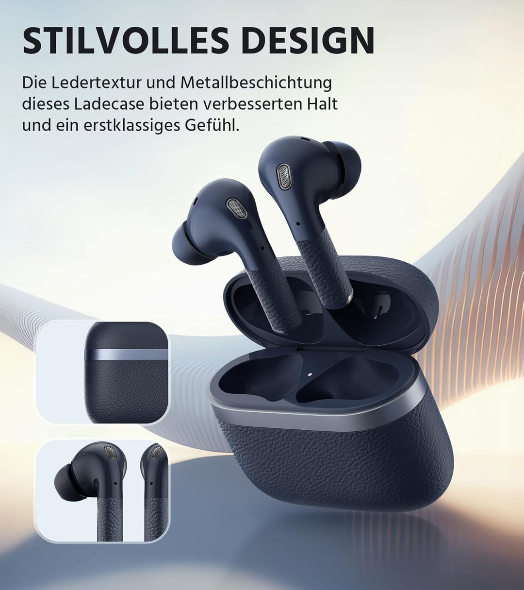 Edifier W260NC -45dB Aktive Noise Cancellation Ohrhörer, Hi-Res Audio Kabellos mit LDAC, AAC, 6 Mikr