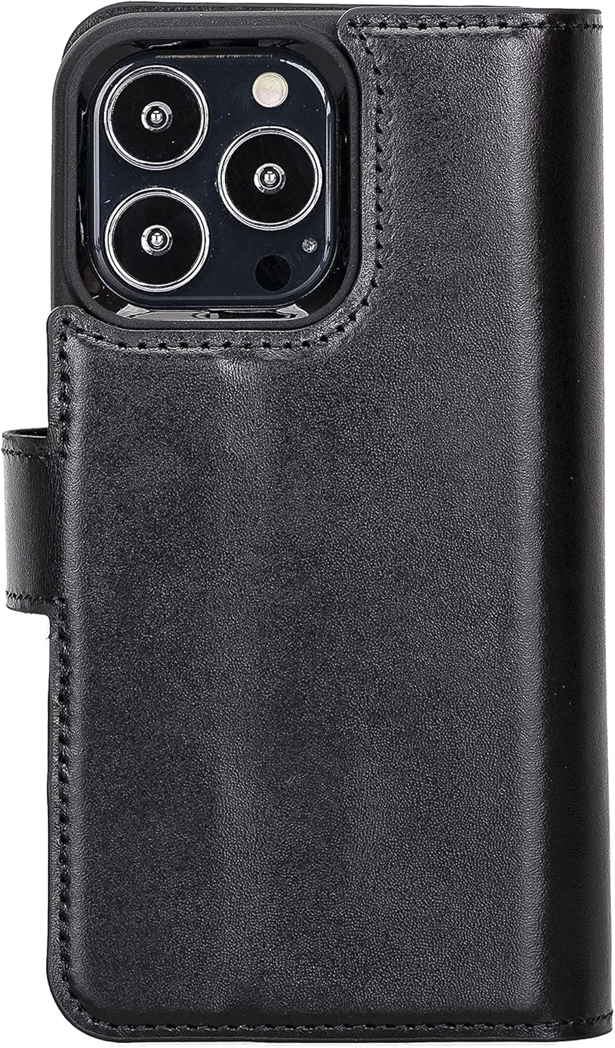 Solo Pelle Lederhülle kompatibel für iPhone 13 Pro Max in 6.7 Zoll abnehmbare Hülle (2in1) Harvard D