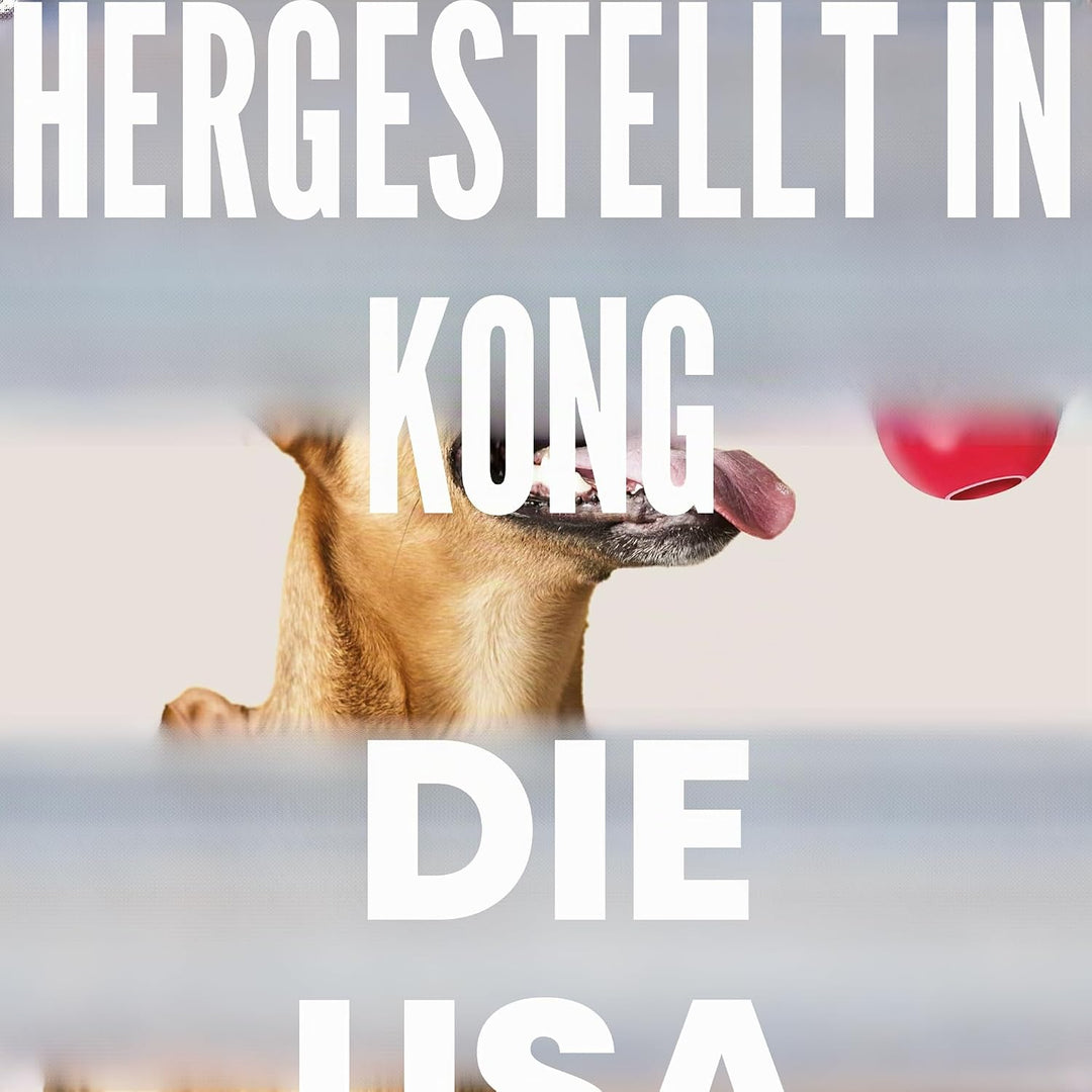 KONG Tug Toy - Hundespielzeug aus Naturkautschuk zum Spielen - Für Mittlelgrosse/Grosse Hunde L 33 x