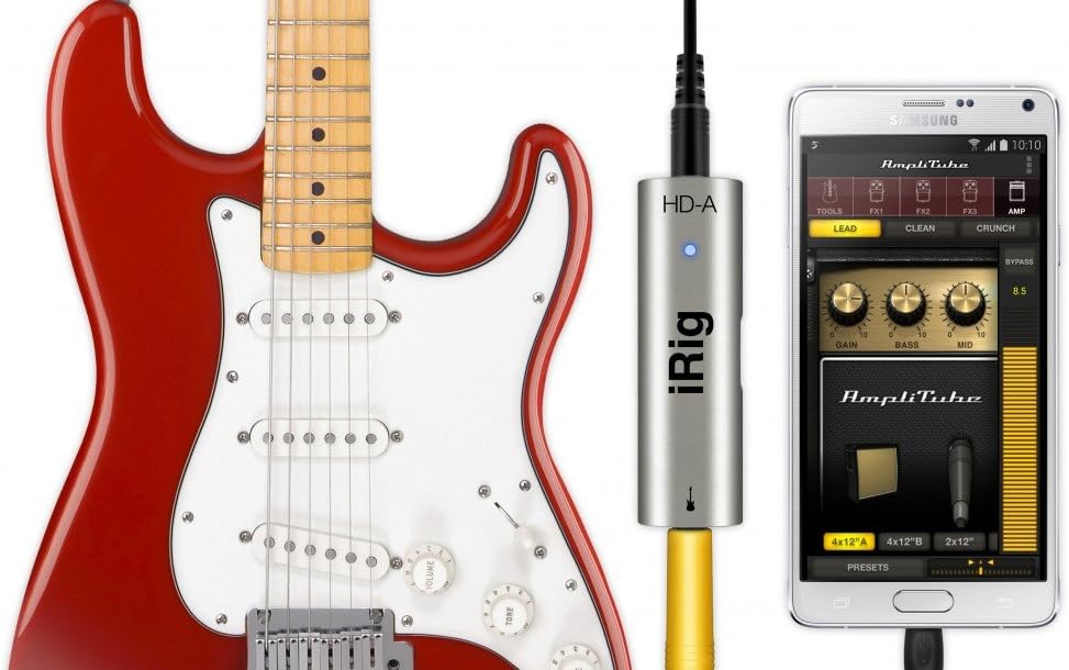 IK Multimedia IP-IRIG-HDA-IN Digital Gitarre Interface für Android-Gerät