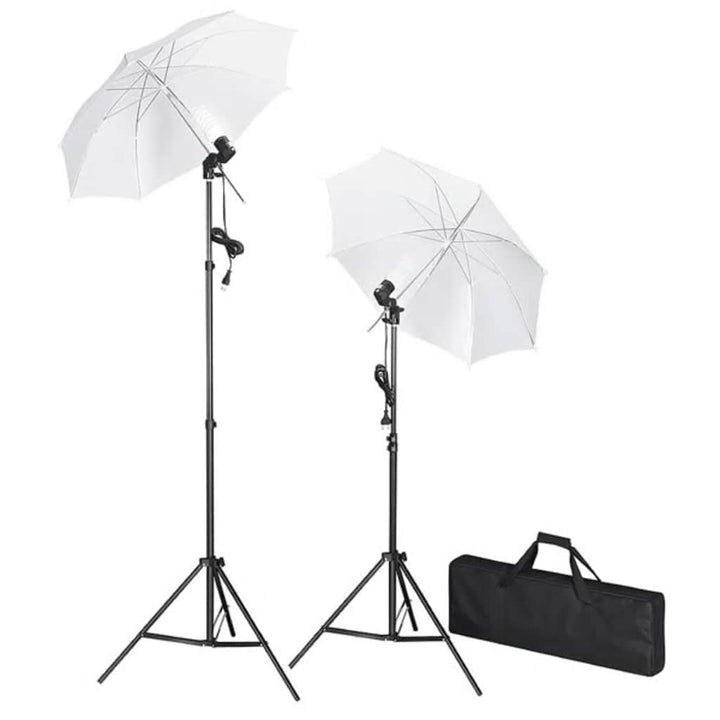 vidaXL Fotostudio Set Fotolampe Studioleuchte Studiolampe Stative
