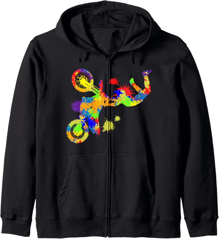 Motocross Enduro Dirt Biker Supermoto Bike Jungen Kinder Kapuzenjacke