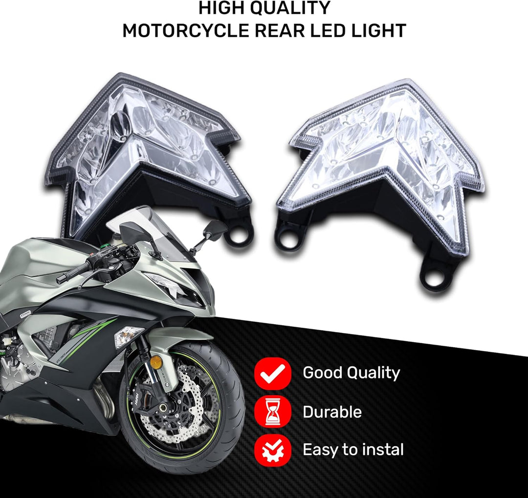 aVDB-moto LED Bremslicht/Rücklicht kompatibel mit KAWASAKI Z800 Z-800 2013-2016 Plug & Play mit inte