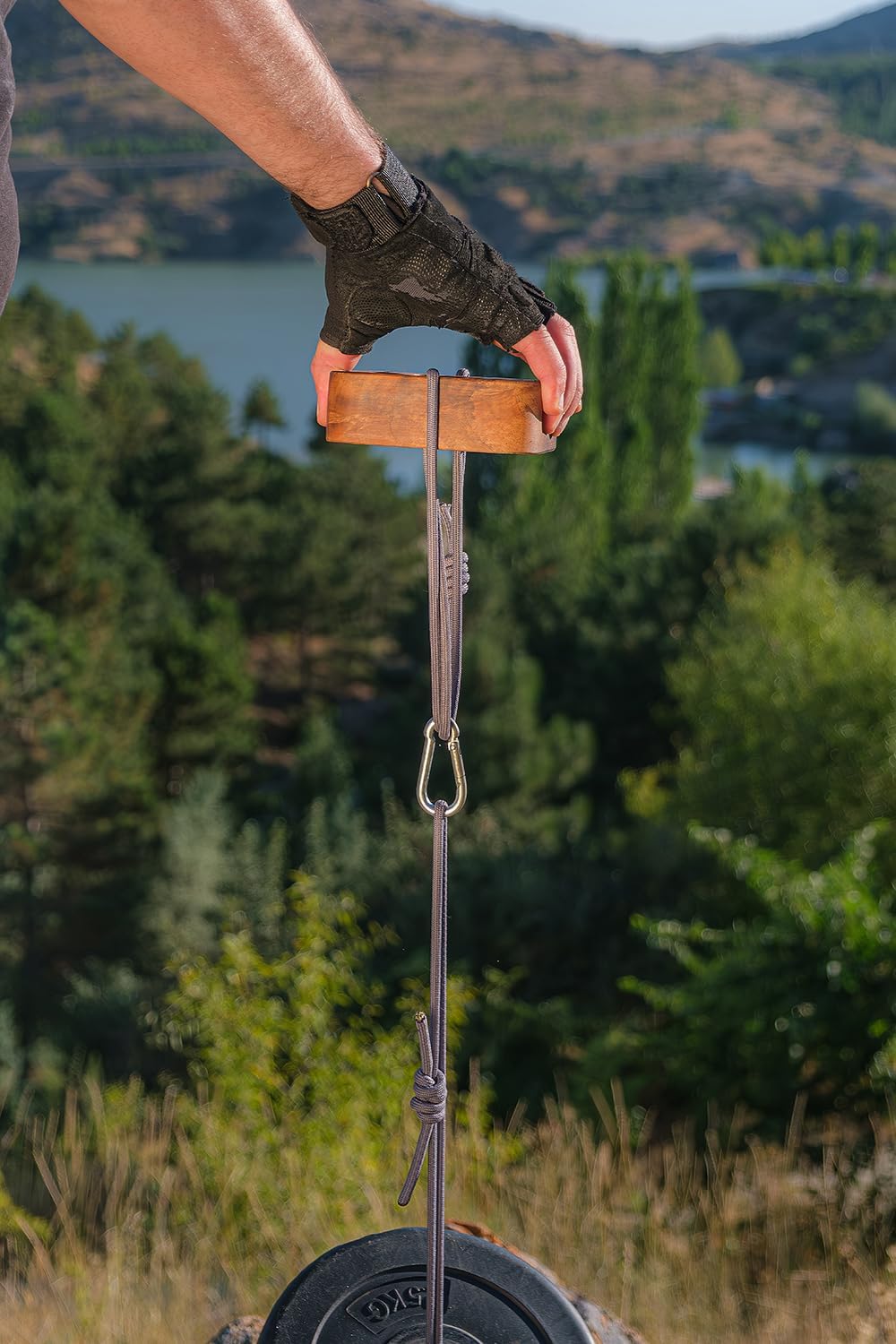 Tragbares Hangboard für Klettergriffe, Griffbrett-Trainer für Handgriffstärker, Quetschblock-Griff,