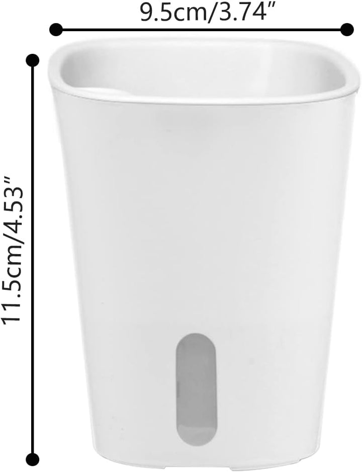WMLBK Kunststoff Blumentopf mit Bewässerungssystem,10er-Set Selbstgiessender Blumentopf Anzuchttopf