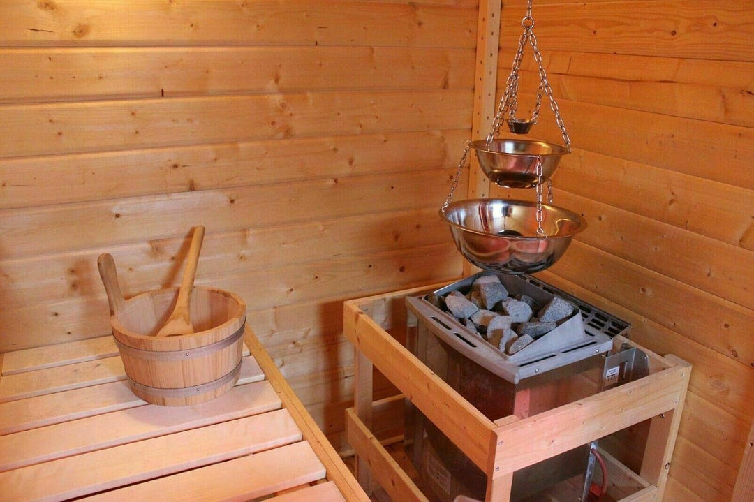 Sauna Zeremonie: Aromaschalen inkl. Verdampferschale aus Edelstahl - Für jeden Saunaofen - 3 Schalen