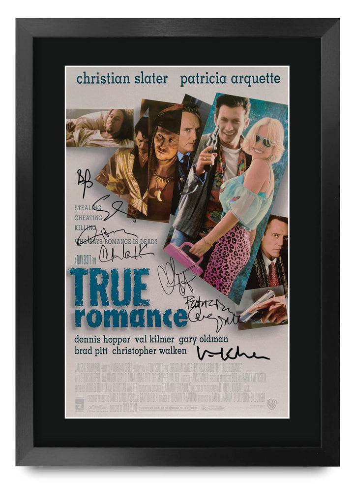 HWC Trading FR A3 True Romance Gifts Bedrucktes Poster, signiertes Autogramm-Bild für Film-Erinnerun