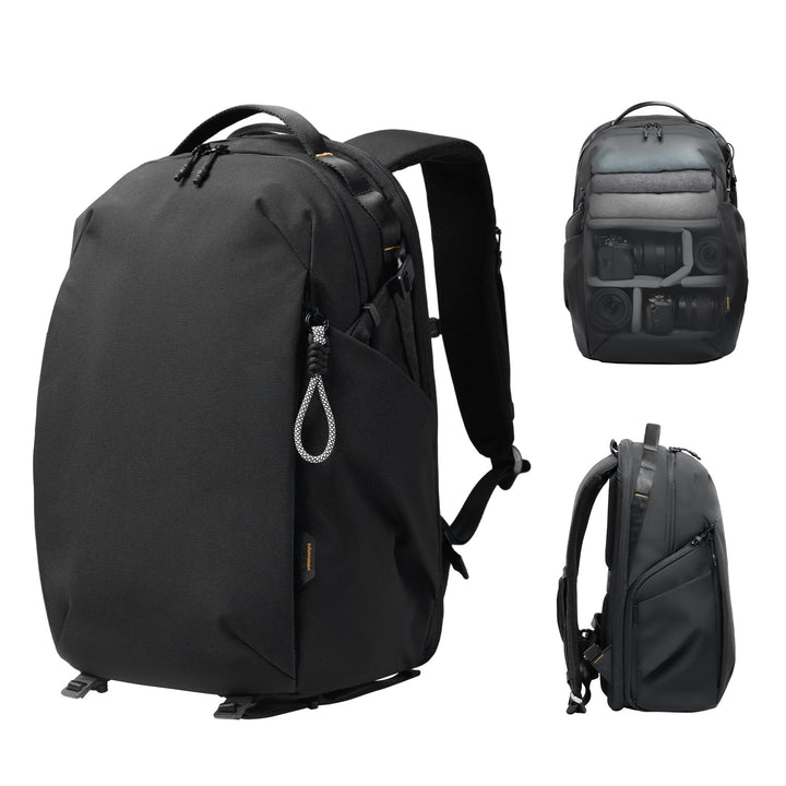 ULANZI YY038 Kamerarucksack 22L, Grosse wasserabweisend Fotorucksack für Kamera, Objektive, Drohne &
