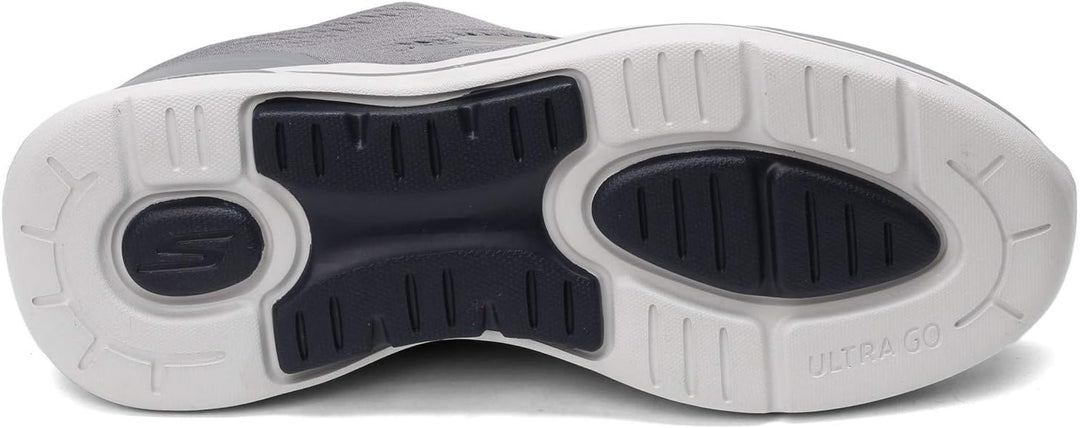 Skechers Herren Go Walk Arch Fit Idyllic Sneaker 42.5 EU Grau Marineblau, 42.5 EU Grau Marineblau