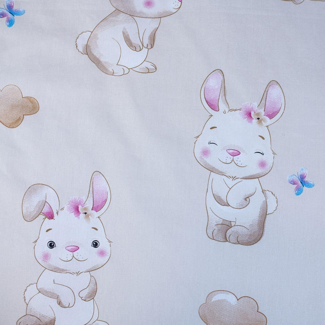 Jerry Fabrics Babybettwäsche Wendebettwäsche Set Bunny Star Baby 100x135 cm, 40x60 cm