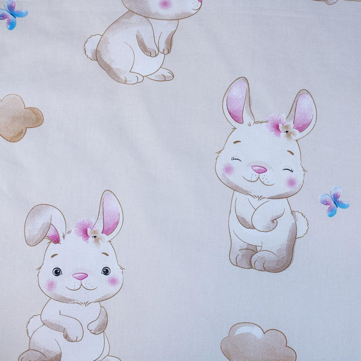 Jerry Fabrics Babybettwäsche Wendebettwäsche Set Bunny Star Baby 100x135 cm, 40x60 cm