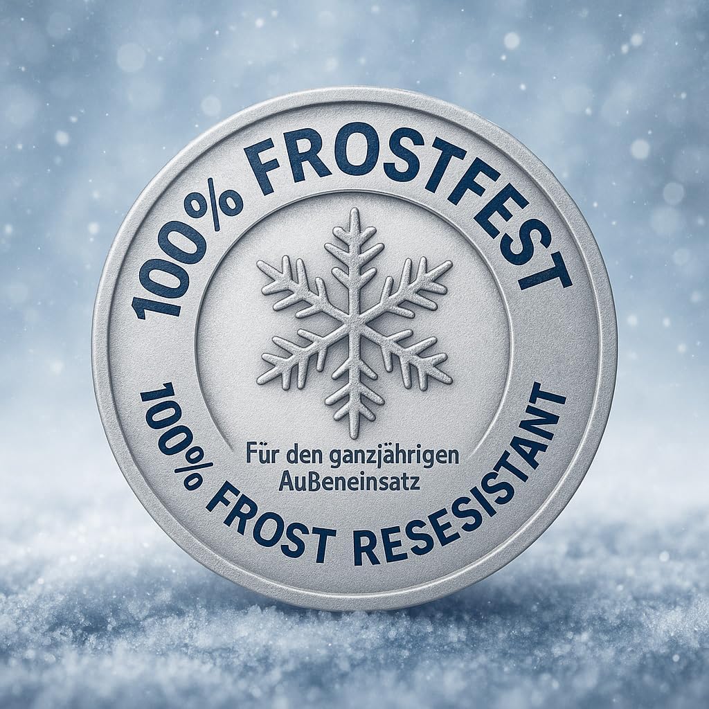 Keramik Kugel 20 cm Gartenkugel Dekokugel Gartenfigur Dekoration aus frostfester, witterungsbeständi