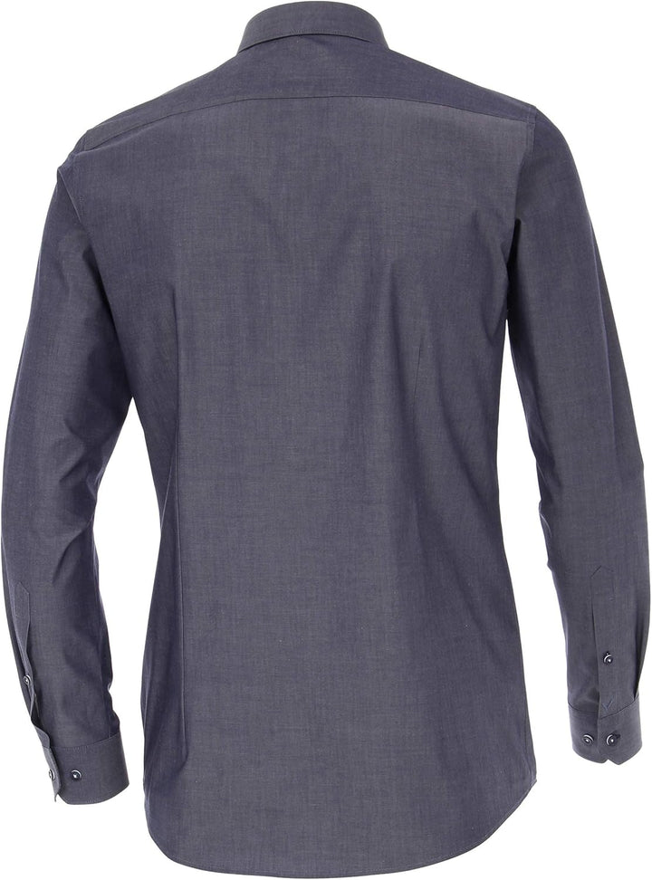 Venti Herren Hemd Body Fit Hyperflex Businesshemd 42 Blau (Blau 101), 42 Blau (Blau 101)