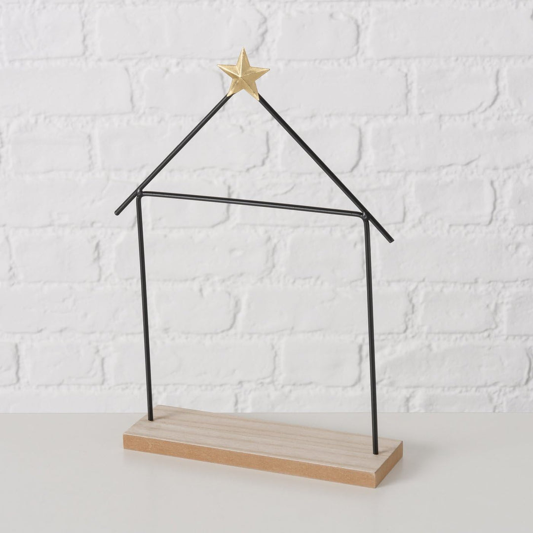 Boltze Home Minimalistische Weihnachtskrippe NATOS, 11 Figuren