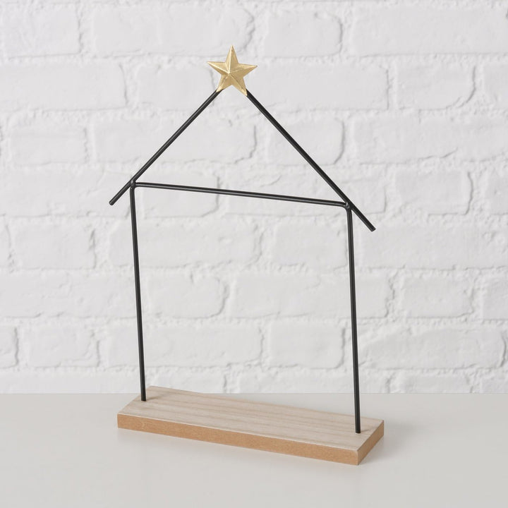 Boltze Home Minimalistische Weihnachtskrippe NATOS, 11 Figuren