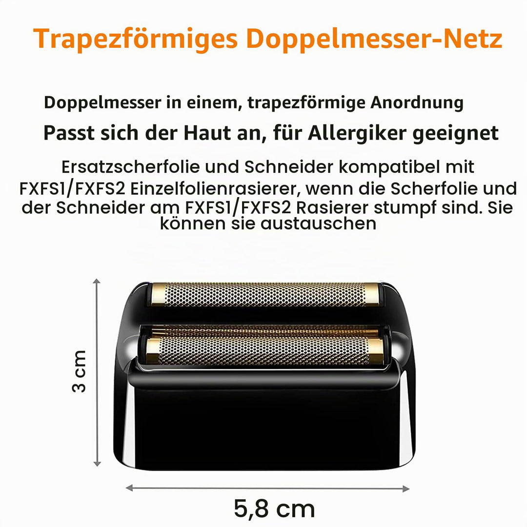Ersatzscherteil Kompatibel mit BaByliss Folienrasierer FXFS2G/FXFS2 Rasierer,Elektrorasierer Scherko