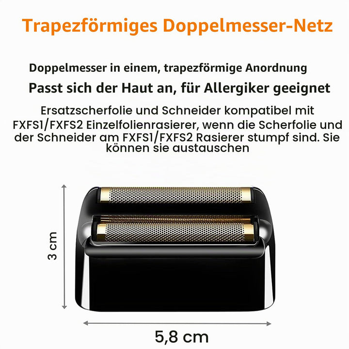 Ersatzscherteil Kompatibel mit BaByliss Folienrasierer FXFS2G/FXFS2 Rasierer,Elektrorasierer Scherko