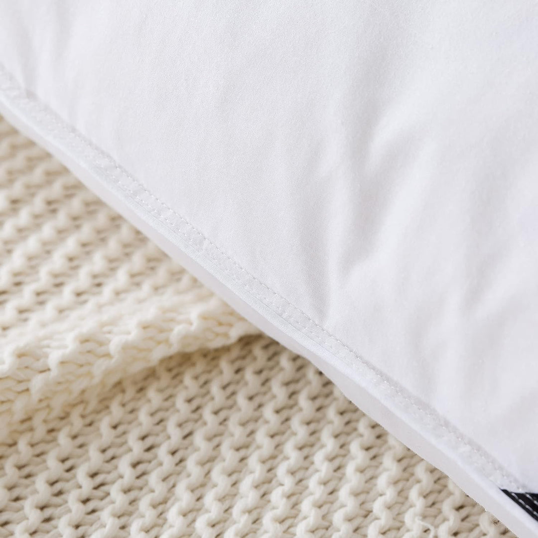 Gänsefedern und -daunen, 100 % Baumwolle, weich, Hotelqualität, 2 Stück 15% Down Pillows, 15% Down P