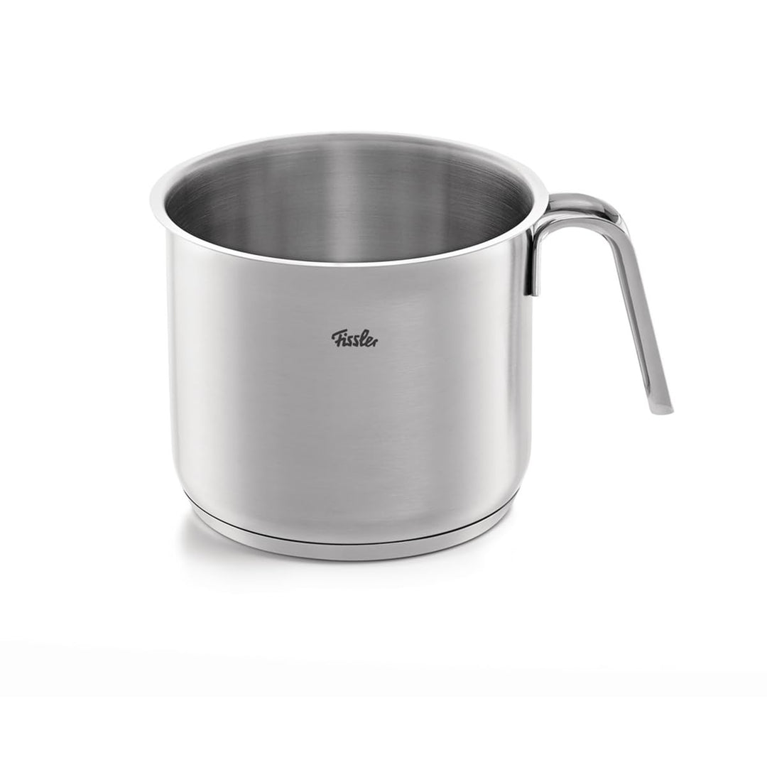 Fissler Sveto / Edelstahl-Milchtopf (1,5 L, Ø 14cm) kleiner Kochtopf, unbeschichtet, Gasherd, Indukt