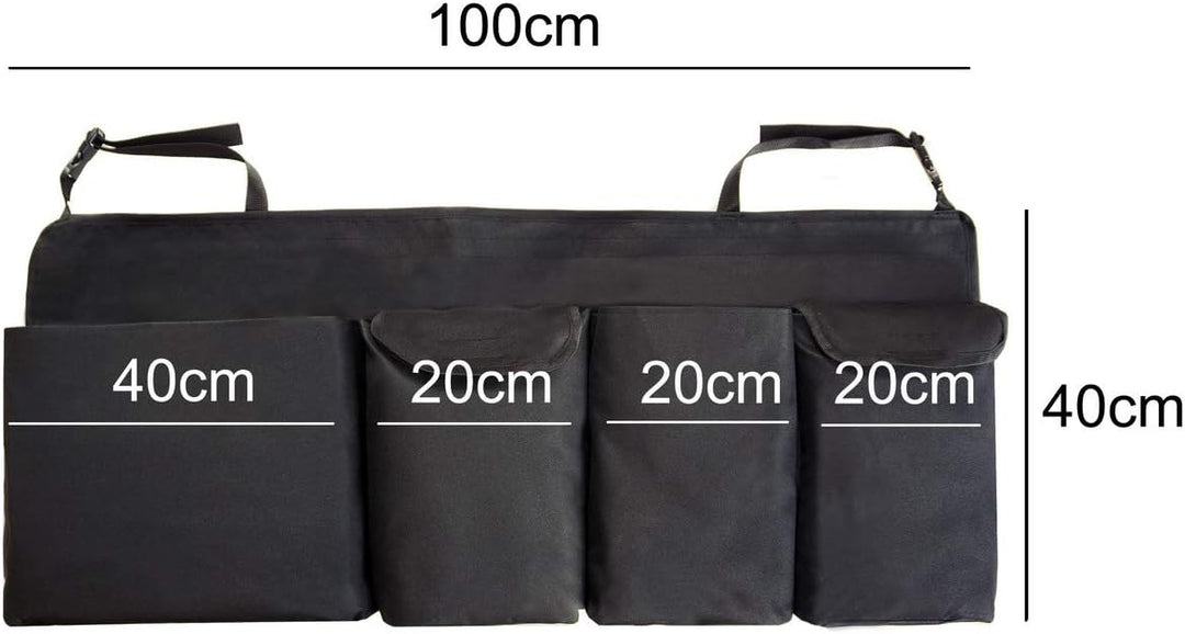 Ferocity Universeller Kofferraum Organizer Auto mit grossen Taschen Kofferraum-Tasche Auto-Tasche ko