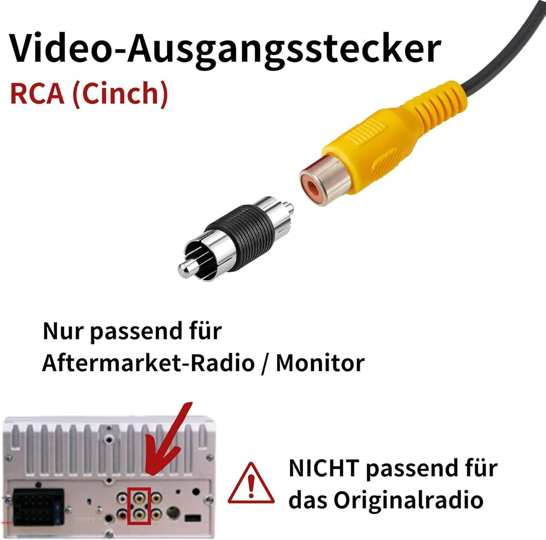 RED WOLF Auto Rückfahrkamera Bremslicht Kamera für Vauxhall Vivaro Opel Vivaro Renault Trafic ab 201