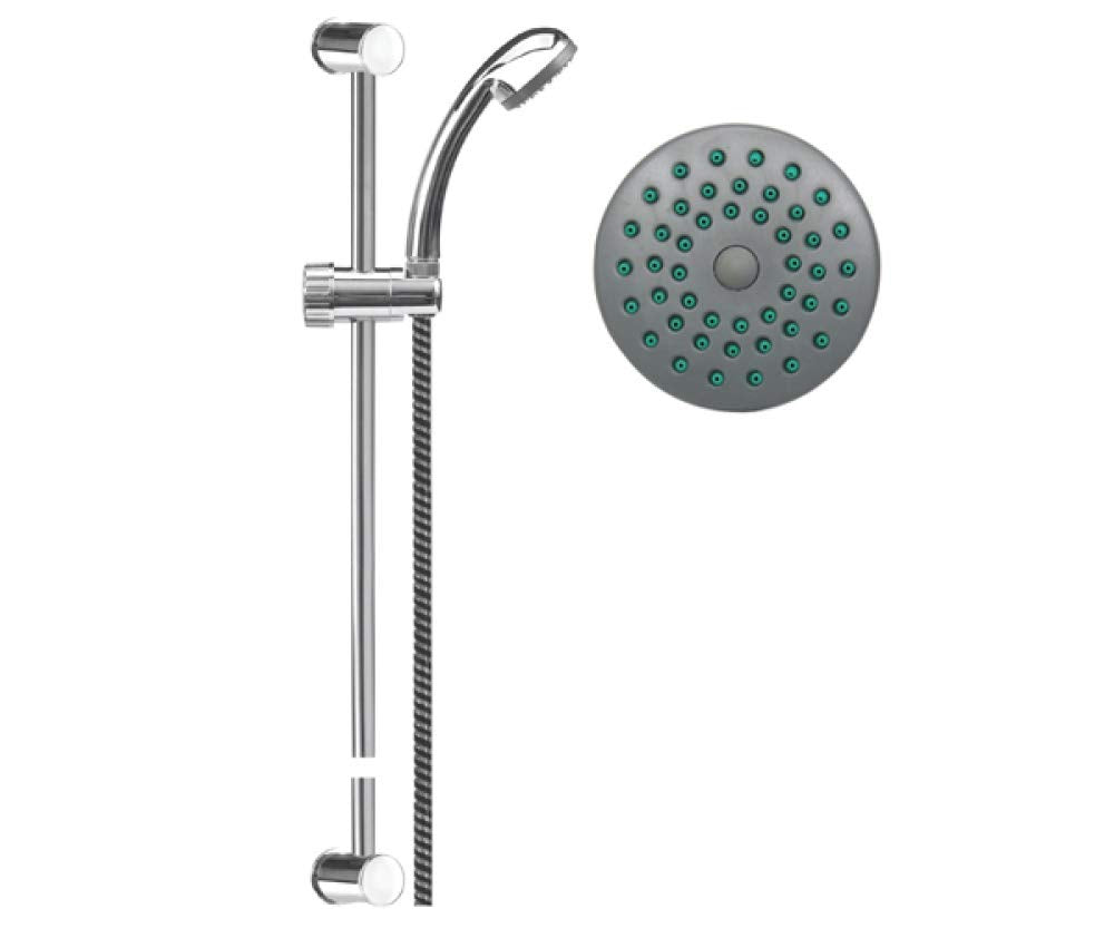 Fala 75559 Duschgarnitur (1 Fuss der ducha-función, PVC-Schlauch 1,5 m-Streifen, Eisenbahn)