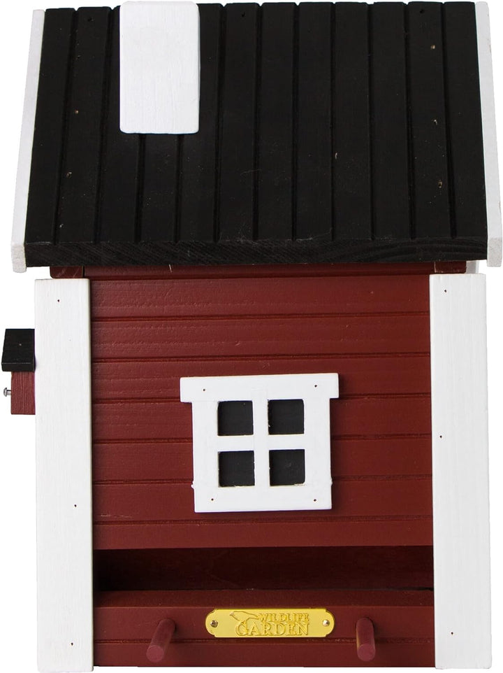 Wildlife Garden WG101 Multiholk Schwedenkate - Der Kombinierte Vogelfutterhaus und Nistkasten/Vogelh