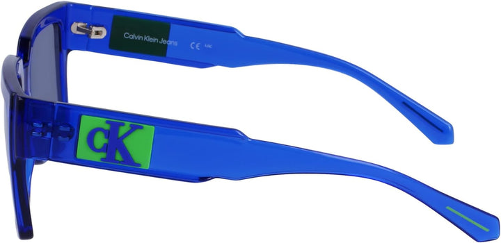 Calvin Klein Jeans Unisex Sonnenbrille Einheitsgrösse Blau, Einheitsgröße Blau