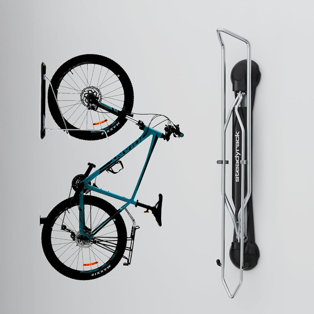 Steadyrack Fahrrad Wandhalterung - Mountain Bike Rack - Fahrrad Wandhalterung Vertikal als Aufbewahr