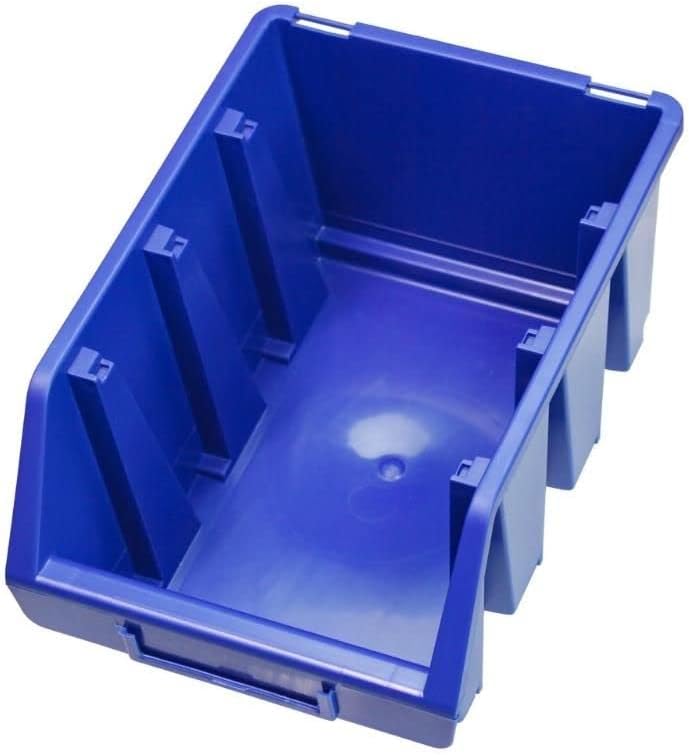 PROREGAL SuperSparSet 5x Sichtlagerbox 3 | HxBxT 12,6x17x24cm | Blau | Sichtlagerbehälter Sichtlager